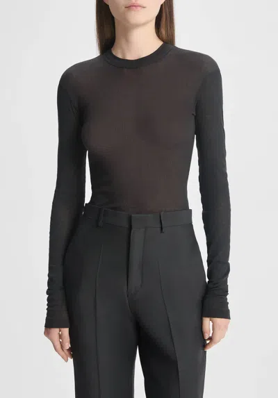 Bite Studios Long-sleeve Thin Jersey T-shirt In Black