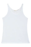 Bite Studios Luca Sheer Organic Cotton Tank In White