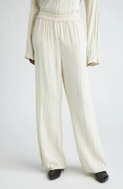 Bite Studios Maisie Plissé Pants In Cream