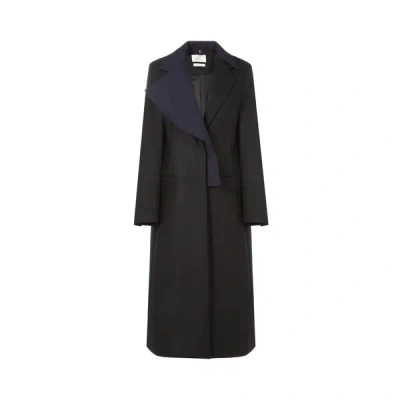 Bite Studios Manteau Long En Laine Biologique In Black