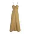 Bite Studios Organic Cotton Aquilone Maxi Dress In Brown
