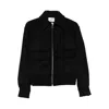 Bite Studios Cila Flap-pocket Zip-front Jacket In Black