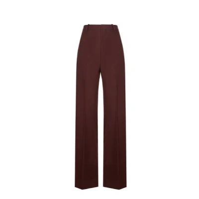Bite Studios Wool Trousers In Red