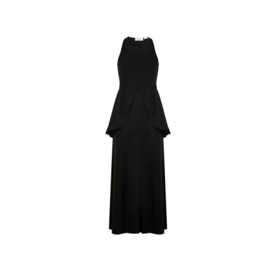 Bite Studios Petal Maxi Dress In Black