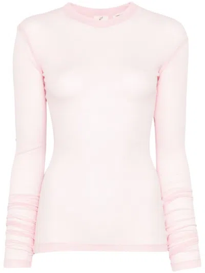 BITE STUDIOS PINK LONG SLEEVE SHIRT