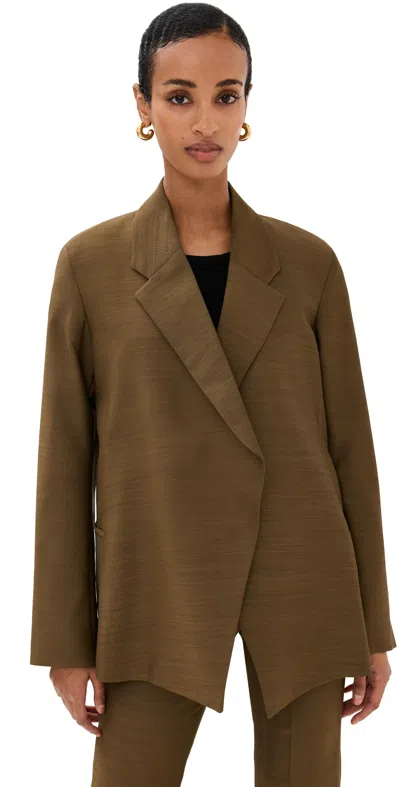 Bite Studios Polus Wool & Silk Jacket Moss
