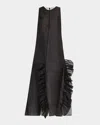 BITE STUDIOS RADIEUX RUFFLE SLEEVELESS GOWN