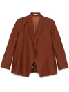 Bite Studios Open-front Blazer In Red