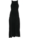 Bite Studios Organic Cotton Evidente Midi Dress In Black
