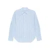 Bite Studios Striped Button-down Shirt In Blue