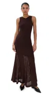 Bite Studios Spacia Sheer Structured Tank Dress Hazel