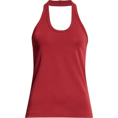 Bite Studios Violette Jersey Halter Top In Beetroot