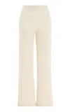 Bite Studios Whisper Organic Cotton Lace Cropped Pants In Ivory