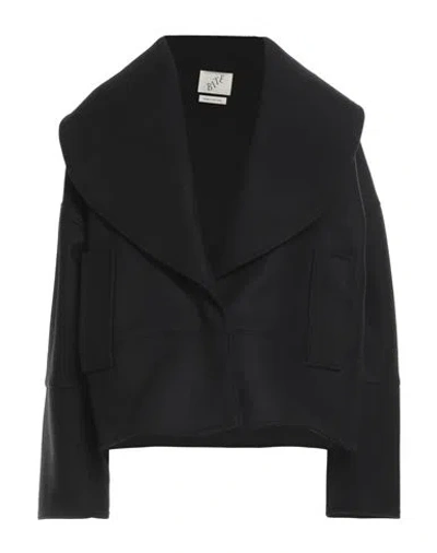 Bite Studios Woman Coat Black Size 6 Wool
