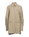 Bite Studios Woman Jacket Khaki Size 8 Wool In Neutral