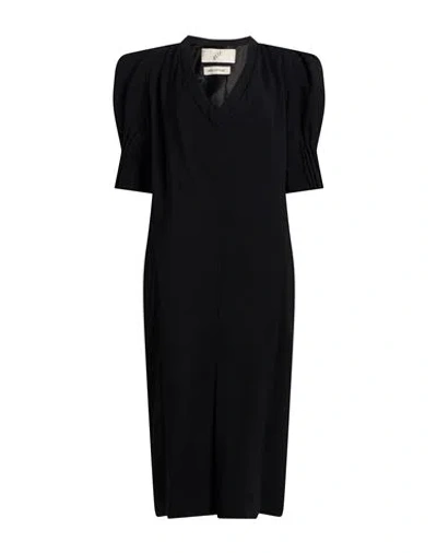 Bite Studios Woman Midi Dress Black Size 2 Wool, Polyamide, Elastane
