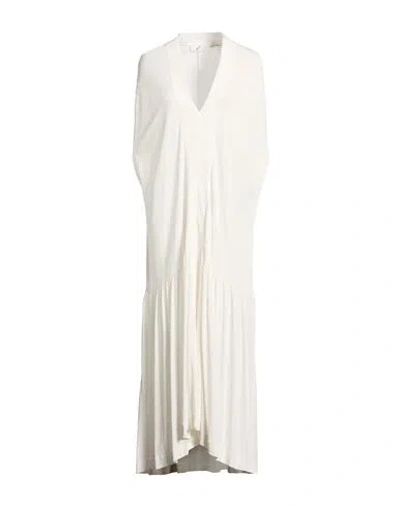Bite Studios Woman Midi Dress White Size M Viscose