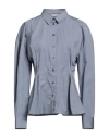 Bite Studios Woman Shirt Light Blue Size 10 Organic Cotton In Blue