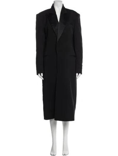 Pre-owned Bite Studios Wool Coat In Black