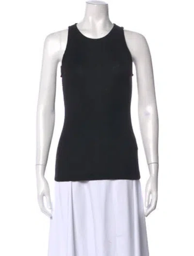 Pre-owned Bite Studios Wool Crew Neck Top In Black