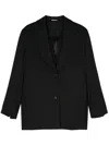 Bite Studios Wool Layered Jacket (two Piece) In 0999 Black