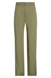 Bite Studios Worker Organic Cotton Patch Pants In Lime