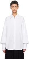 Bite White Crinkled Shirt In White 0000