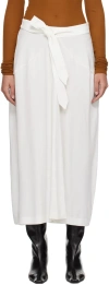 Bite White Strap Maxi Skirt In Off White 0001
