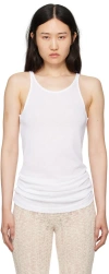 Bite White Transparent Tank Top In White 0000