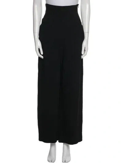 Pre-owned Bite Wide Leg Pants In Black