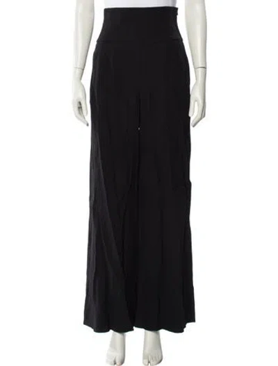 Pre-owned Bite Wide Leg Pants In Black