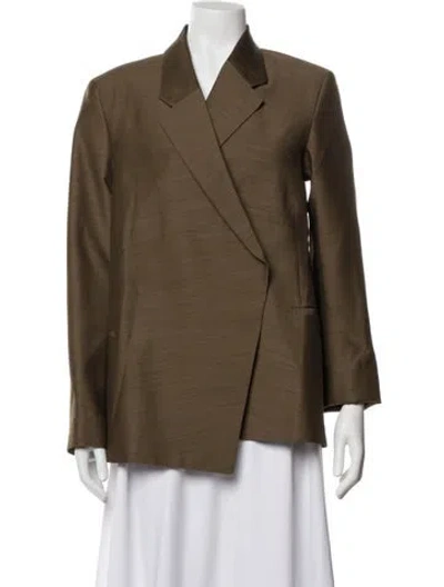 Pre-owned Bite Wool Blazer In Green