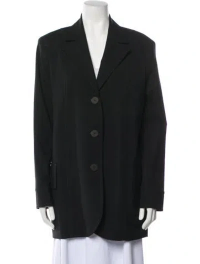 Pre-owned Bite Wool Coat In Black