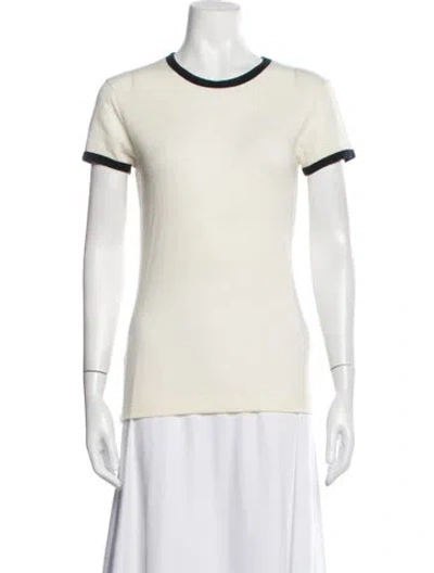 Pre-owned Bite Wool Crew Neck T-shirt In Neutrals