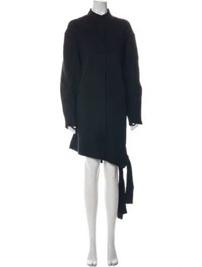 Pre-owned Bite Wool Mini Dress In Black