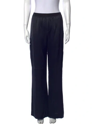 Pre-owned Bite Wool Wide Leg Pants In Blue