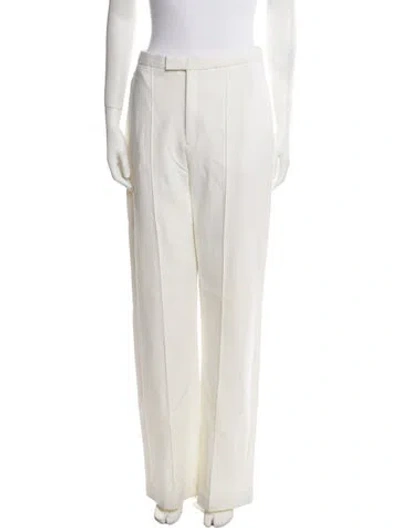Pre-owned Bite Wool Wide Leg Pants In Neutral