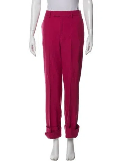 Pre-owned Bite Wool Wide Leg Pants In Pink