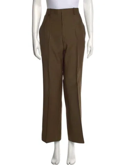 Pre-owned Bite Wool Wide Leg Pants W/ Tags In Brown
