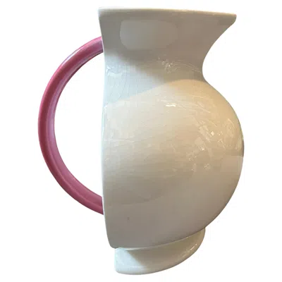 Pre-owned Bitossi A Memphis Milano Post-modern Ceramic Vase By Marco Zanini For  In Brown