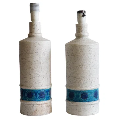 Pre-owned Bitossi A Pair Of Table Lamps By  For Bergboms In Transparent