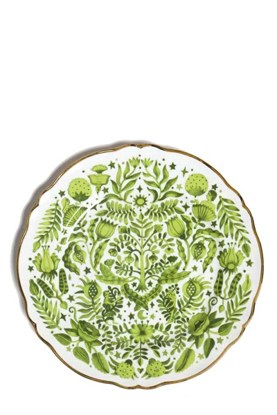 Bitossi 'all Over Green' Round Tray