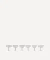 BITOSSI BITOSSI ASSORTED STYLE CHAMPAGNE COUPE SET OF 6