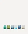 Bitossi Assorted Style Tumblers Set Of 6