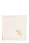 Bitossi 'b' Napkin In White