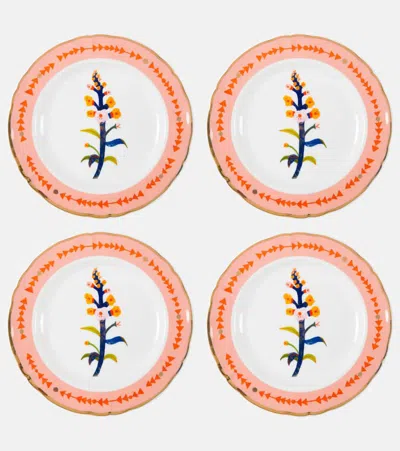 Bitossi Betonica Set Of 4 Dessert Plates