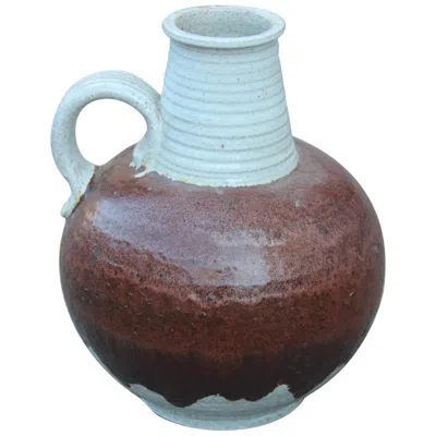 Pre-owned Bitossi Big Vase Venturina Stones Mid-century Modern Design  Ceramic, 1960 In Transparent