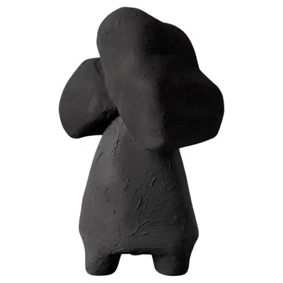 Pre-owned Bitossi Bittosi Ceramic Uncovered Sculpture By Faye Toogood In Black