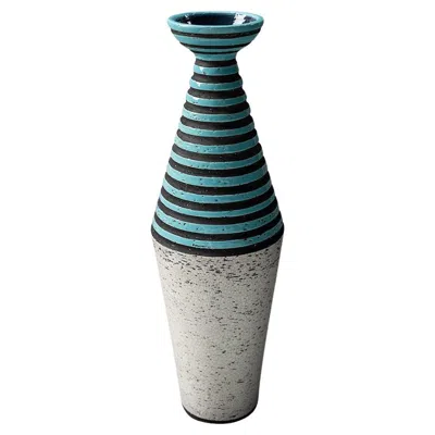 Pre-owned Bitossi Bittosi Limited Edition Of 199 Vase By Aldo Londi In Black