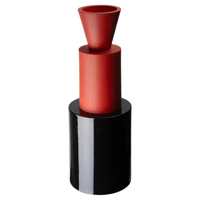 Pre-owned Bitossi Bittosi Rosso Opaco Scultura By Nathalie Du Pasquier In Black